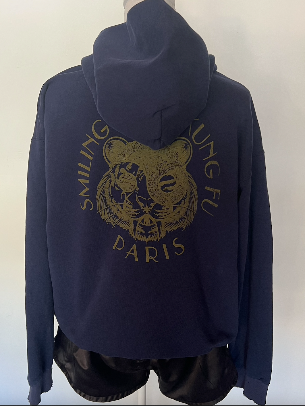 Vintage Perfectly Worn Hoodie in Navy